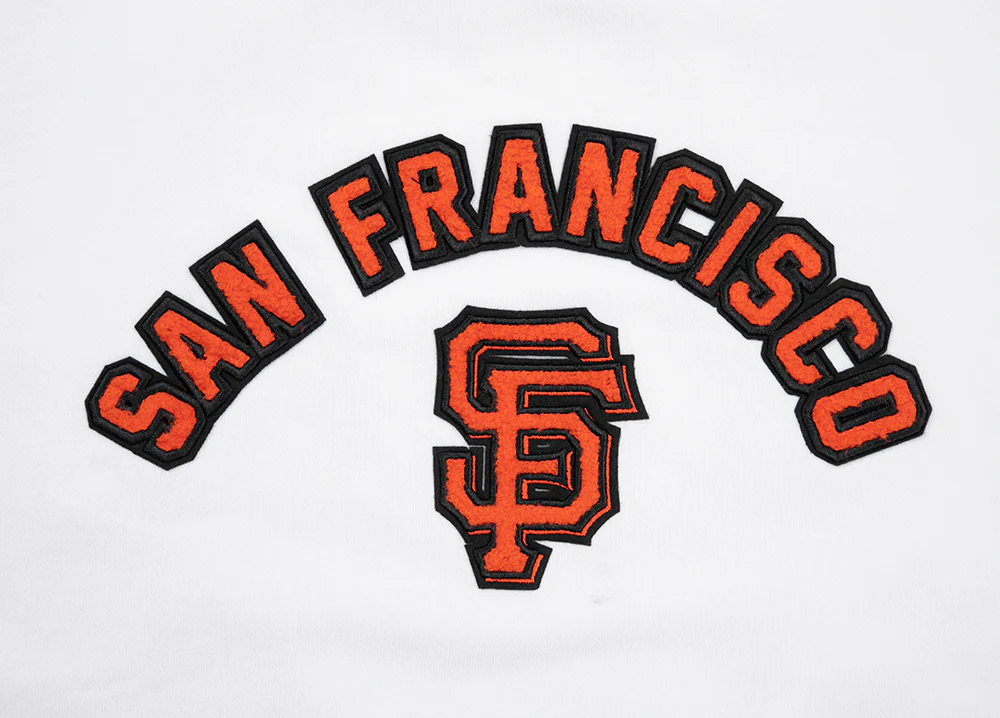 MLB SAN FRANCISCO GIANTS CLASSIC WOMEN'S CREWNECK (WHITE) - Image 5