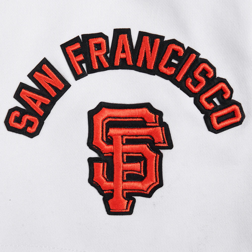 MLB SAN FRANCISCO GIANTS CLASSIC WOMEN'S FLEECE SHORT (WHITE) - Image 5