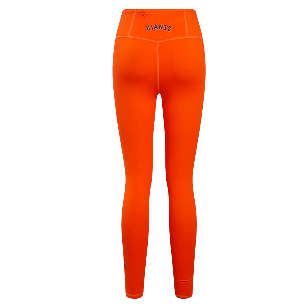 MLB SAN FRANCISCO GIANTS CLASSIC WOMEN'S JERSEY LEGGING (ORANGE) - Image 4