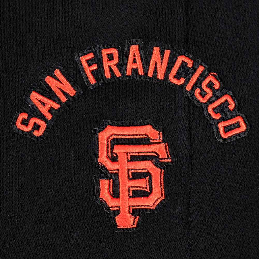MLB SAN FRANCISCO GIANTS CLASSIC WOMEN'S FLEECE SWEATPANT (BLACK) - Image 5