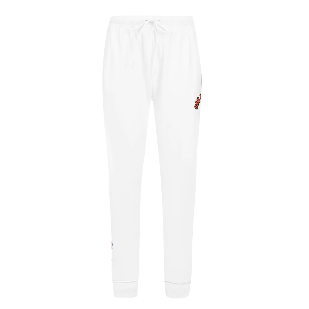 MLB SAN FRANCISCO GIANTS CLASSIC WOMEN'S FLEECE SWEATPANT (WHITE) - Image 2