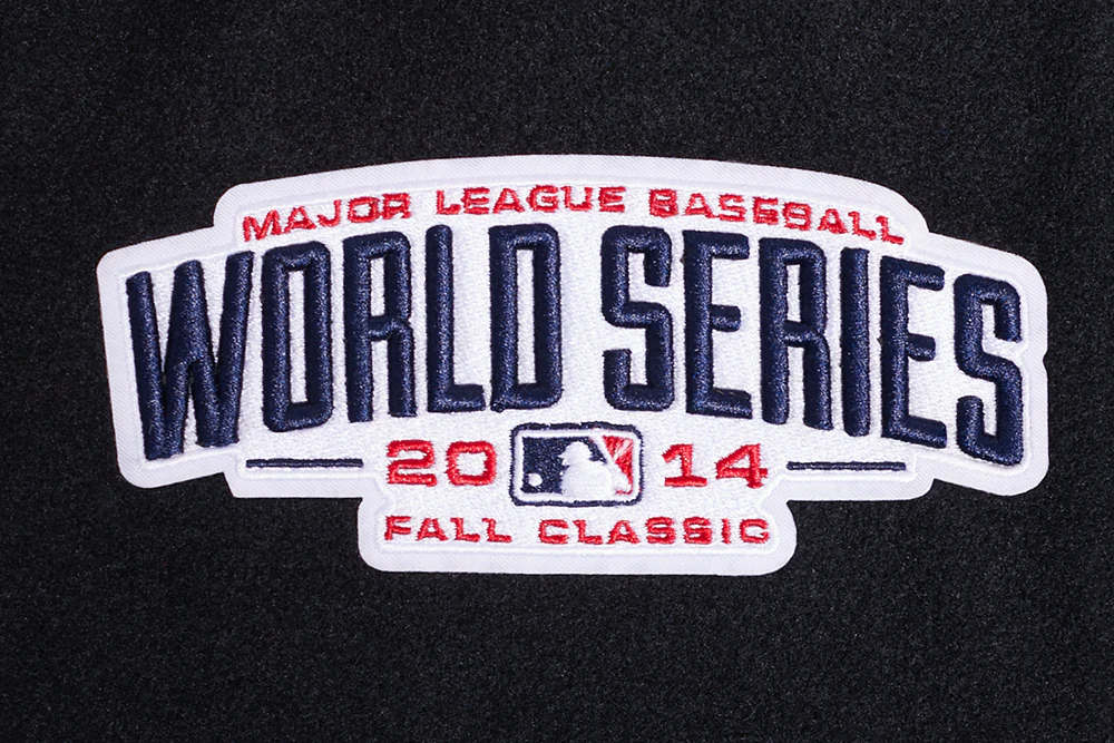 MLB SAN FRANCISCO GIANTS MASHUP WOMEN'S RIB WOOL VARSITY JACKET (BLACK/ORANGE) - Image 5
