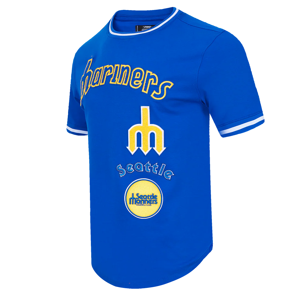 MLB SEATTLE MARINERS RETRO CLASSIC MEN'S TOP V2 (ROYAL BLUE) - Image 2