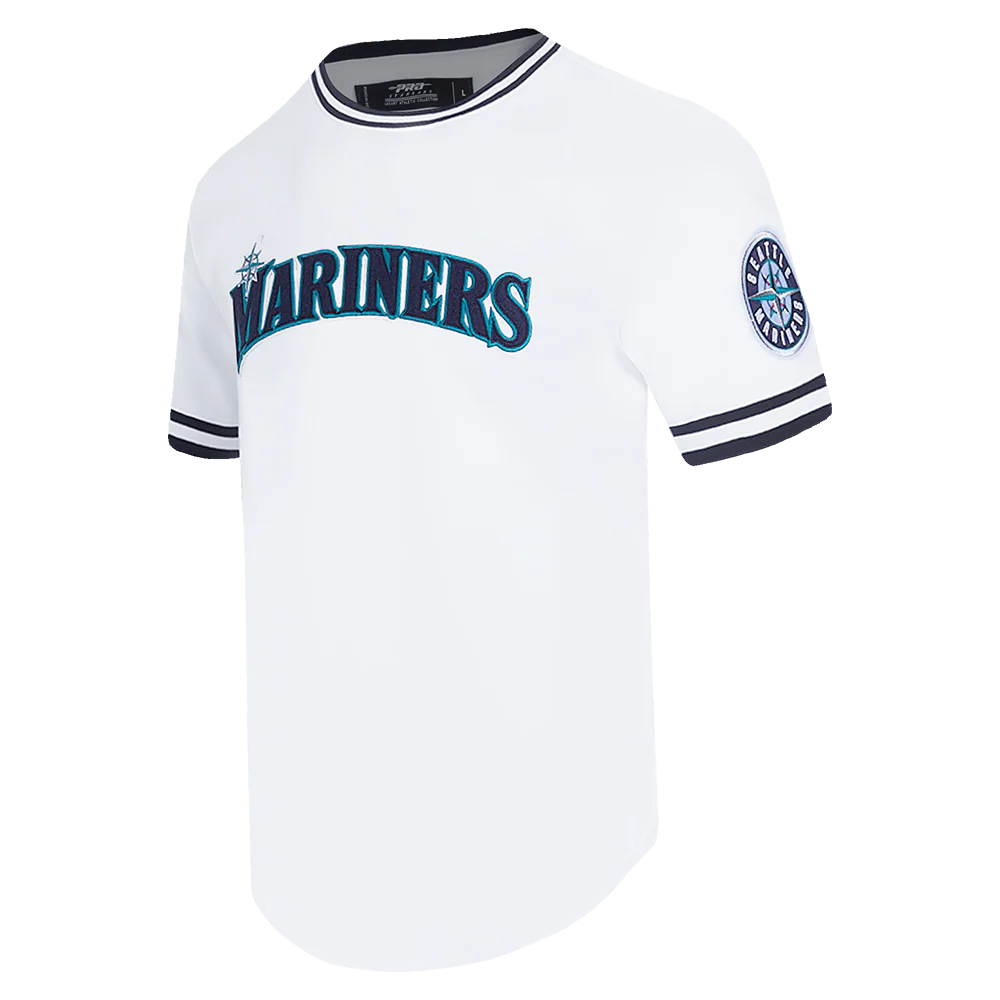 MLB SEATTLE MARINERS CLASSIC CHENILLE MEN'S TOP (WHITE) - Image 2