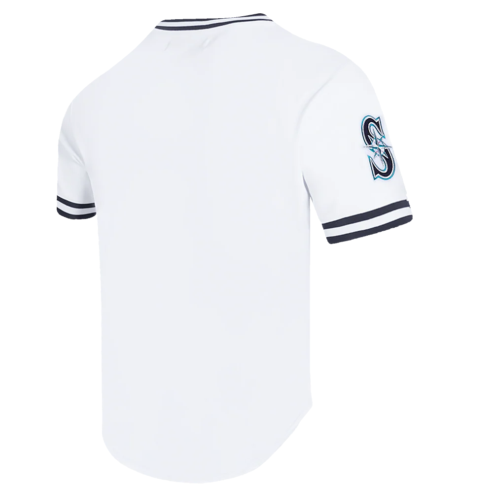 MLB SEATTLE MARINERS CLASSIC CHENILLE MEN'S TOP (WHITE) - Image 4