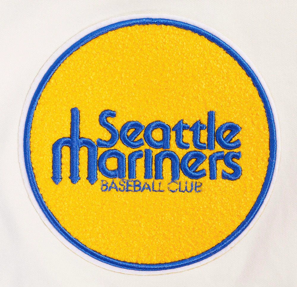 MLB SEATTLE MARINERS RETRO CLASSIC MEN'S 2.0 SHORT V2 (EGGSHELL/ROYAL BLUE) - Image 5
