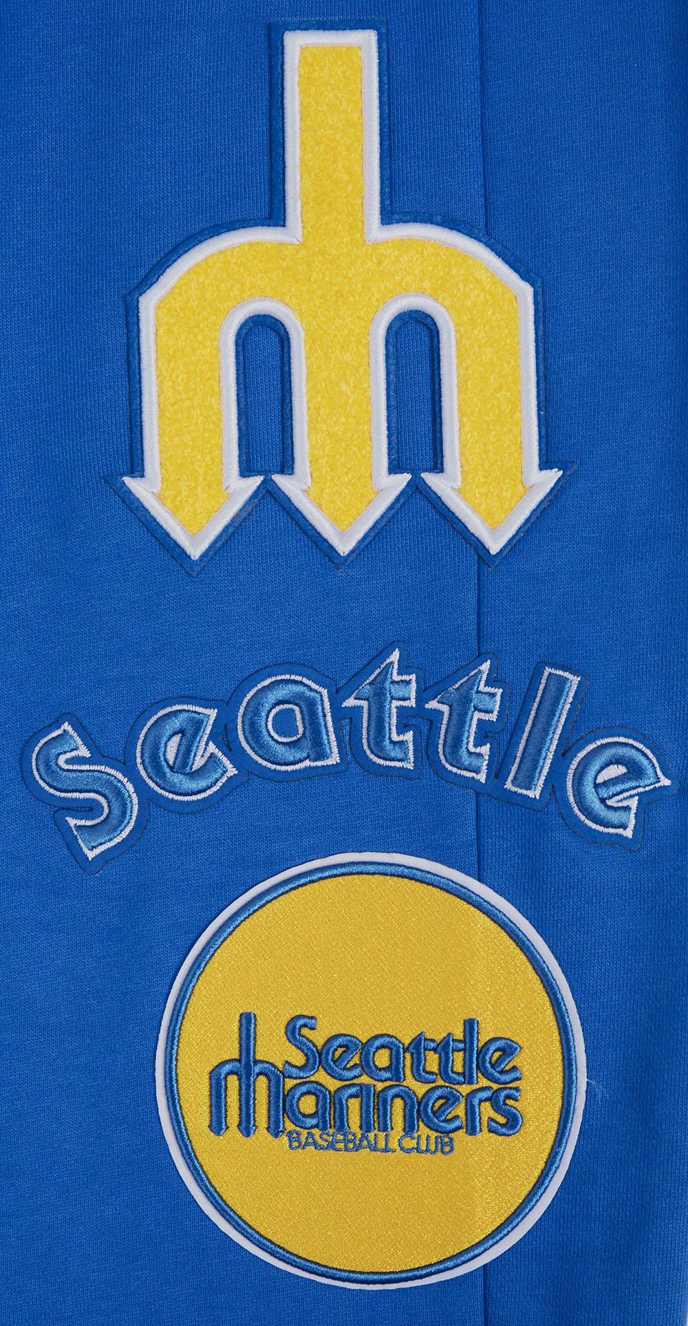MLB SEATTLE MARINERS RETRO CLASSIC MEN'S RIB SWEATPANT V2 (ROYAL BLUE) - Image 5