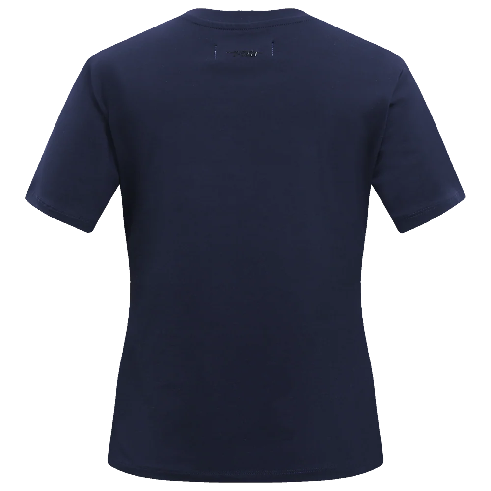 MLB SEATTLE MARINERS CLASSIC SHORT SLEEVE WOMEN'S SLIM FIT TOP (MIDNIGHT NAVY) - Image 3