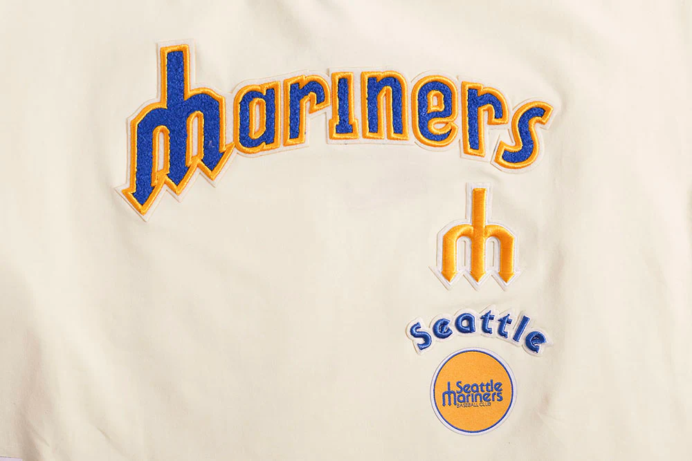 MLB SEATTLE MARINERS RETRO CLASSIC WOMEN'S BOXY TOP (EGGSHELL) - Image 5