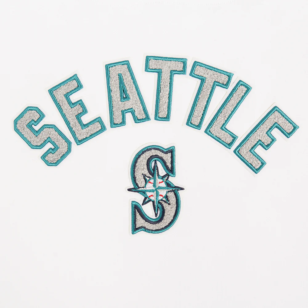 MLB SEATTLE MARINERS CLASSIC WOMEN'S PULLOVER HOODIE (WHITE) - Image 5
