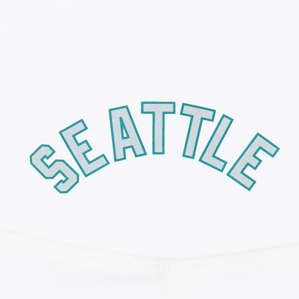 MLB SEATTLE MARINERS CLASSIC WOMEN'S COTTON BIKE SHORT (WHITE) - Image 7