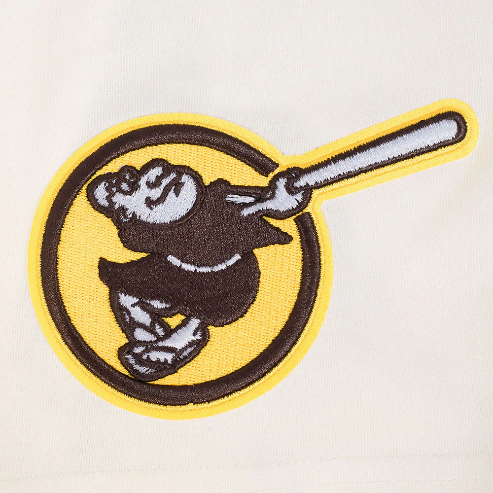 MLB SAN DIEGO PADRES CHROME MEN'S CJ DROP SHOULDER TEE (EGGSHELL) - Image 7