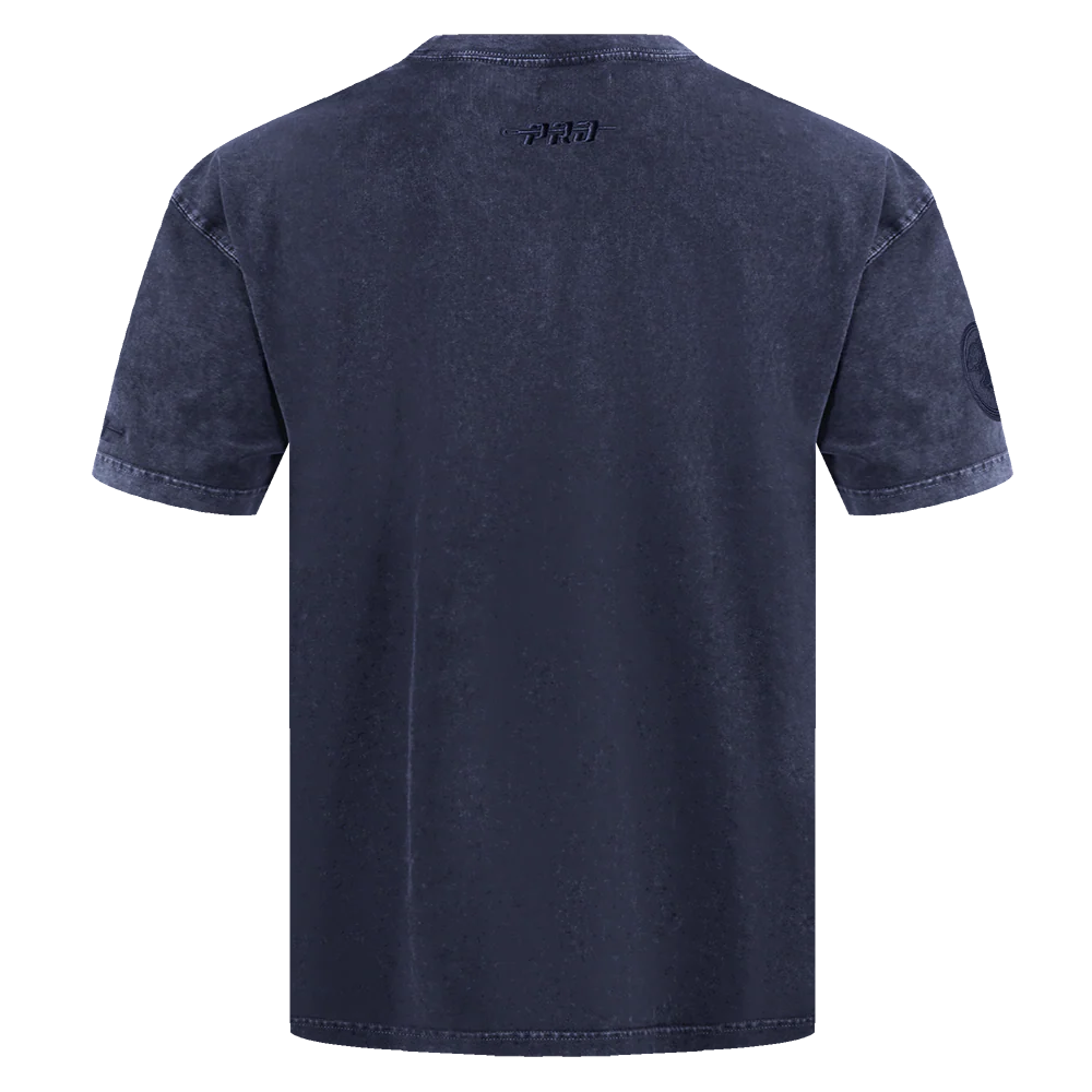 MLB SAN DIEGO PADRES WASHED CLASSIC MEN'S ENZYME WASH CJ DROP SHOULDER TEE (WASHED MIDNIGHT NAVY) - Image 2