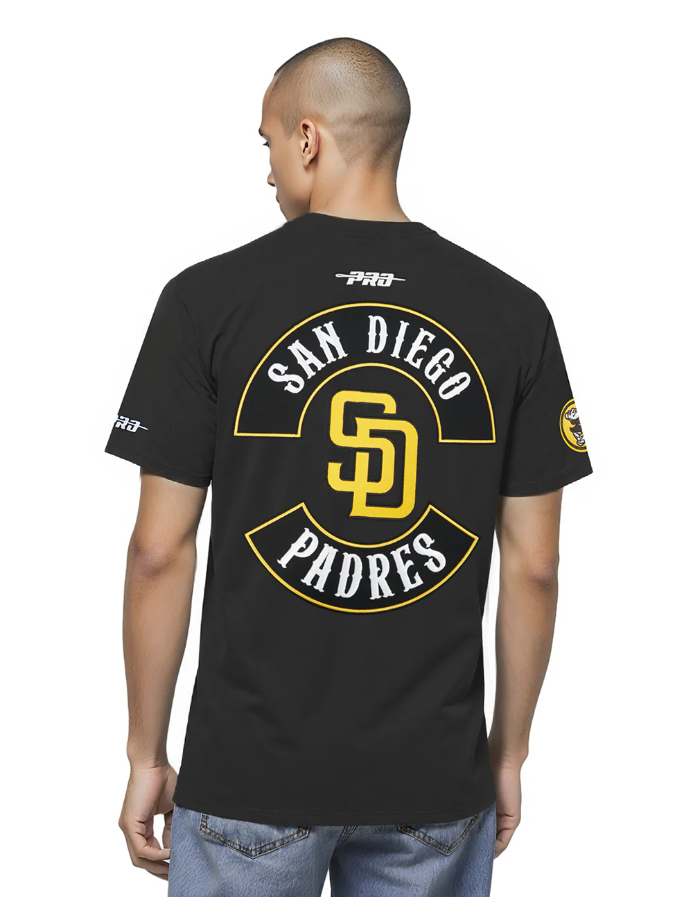 MLB SAN DIEGO PADRES BORN FOR SPORT MEN'S SJ TEE (BLACK) - Image 2