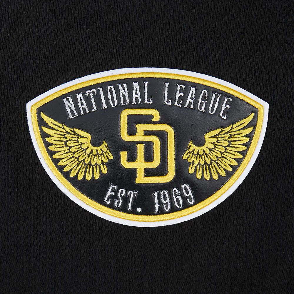MLB SAN DIEGO PADRES BORN FOR SPORT MEN'S SJ TEE (BLACK) - Image 5