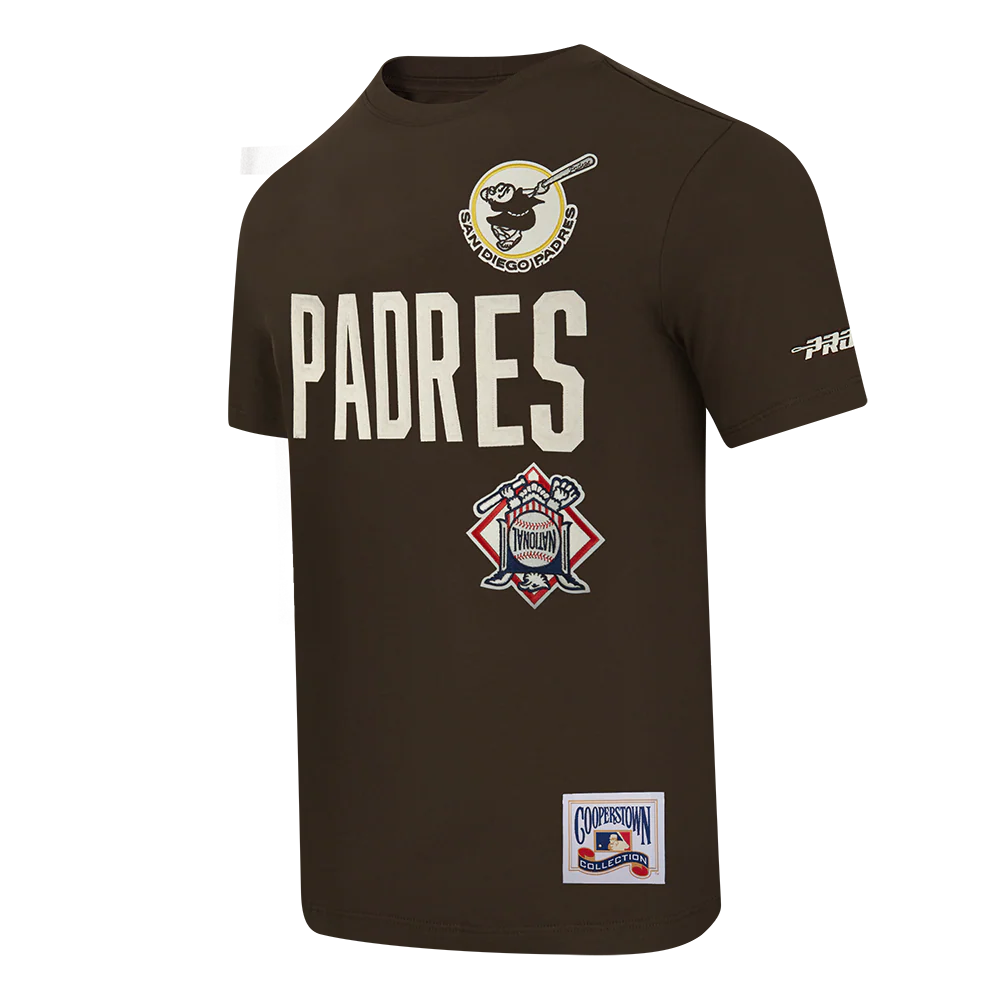 MLB SAN DIEGO PADRES MODERN ORIGINALS MEN'S SJ TEE (Brown) - Image 4