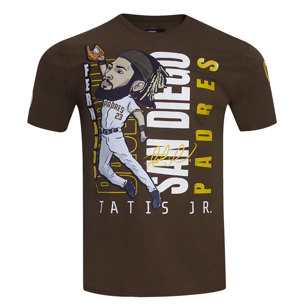 MLB SAN DIEGO PADRES FERNANDO TATIS JR. #23 REMIX AVATAR MEN'S SJ TEE (BROWN)