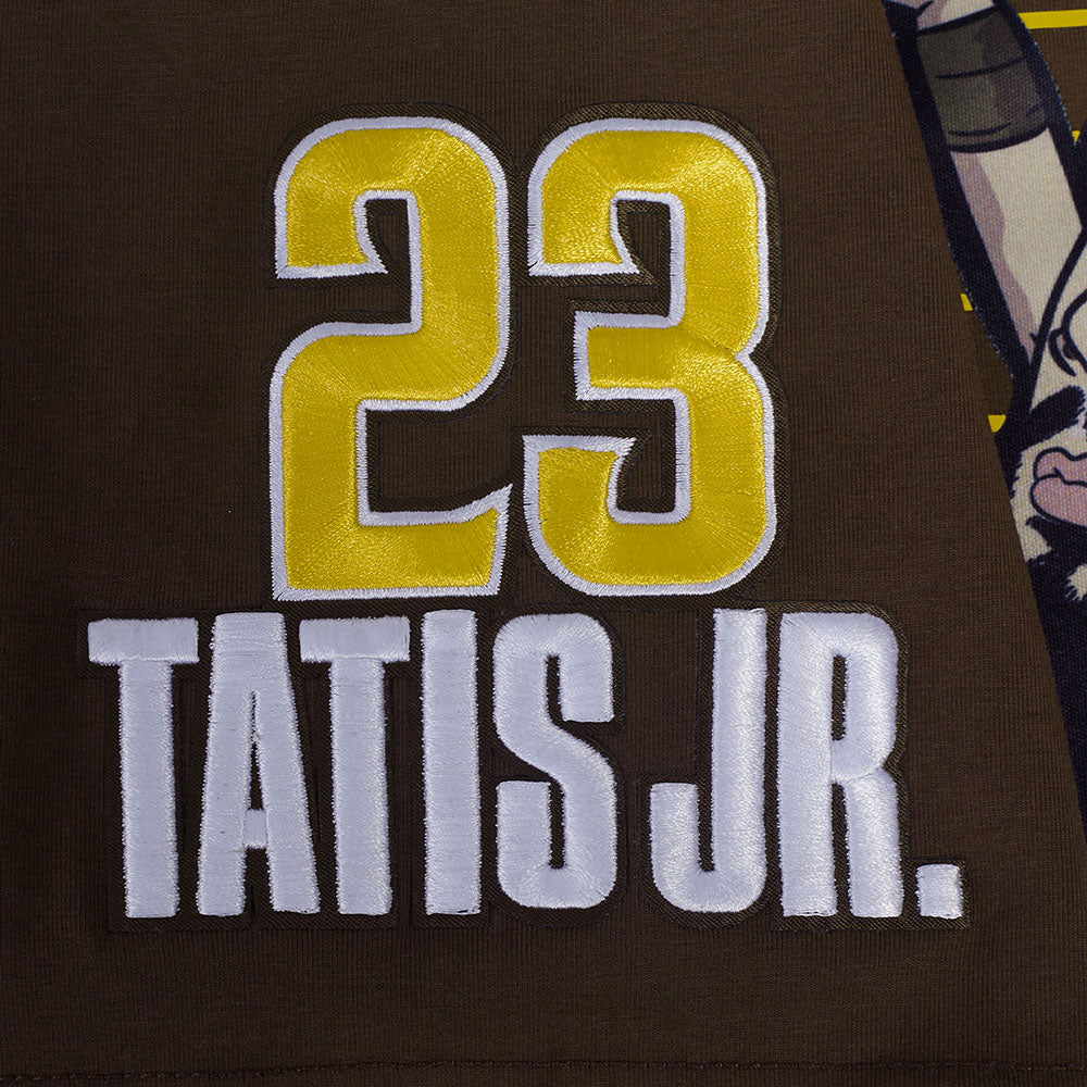MLB SAN DIEGO PADRES FERNANDO TATIS JR. #23 REMIX AVATAR MEN'S SJ TEE (BROWN) - Image 6