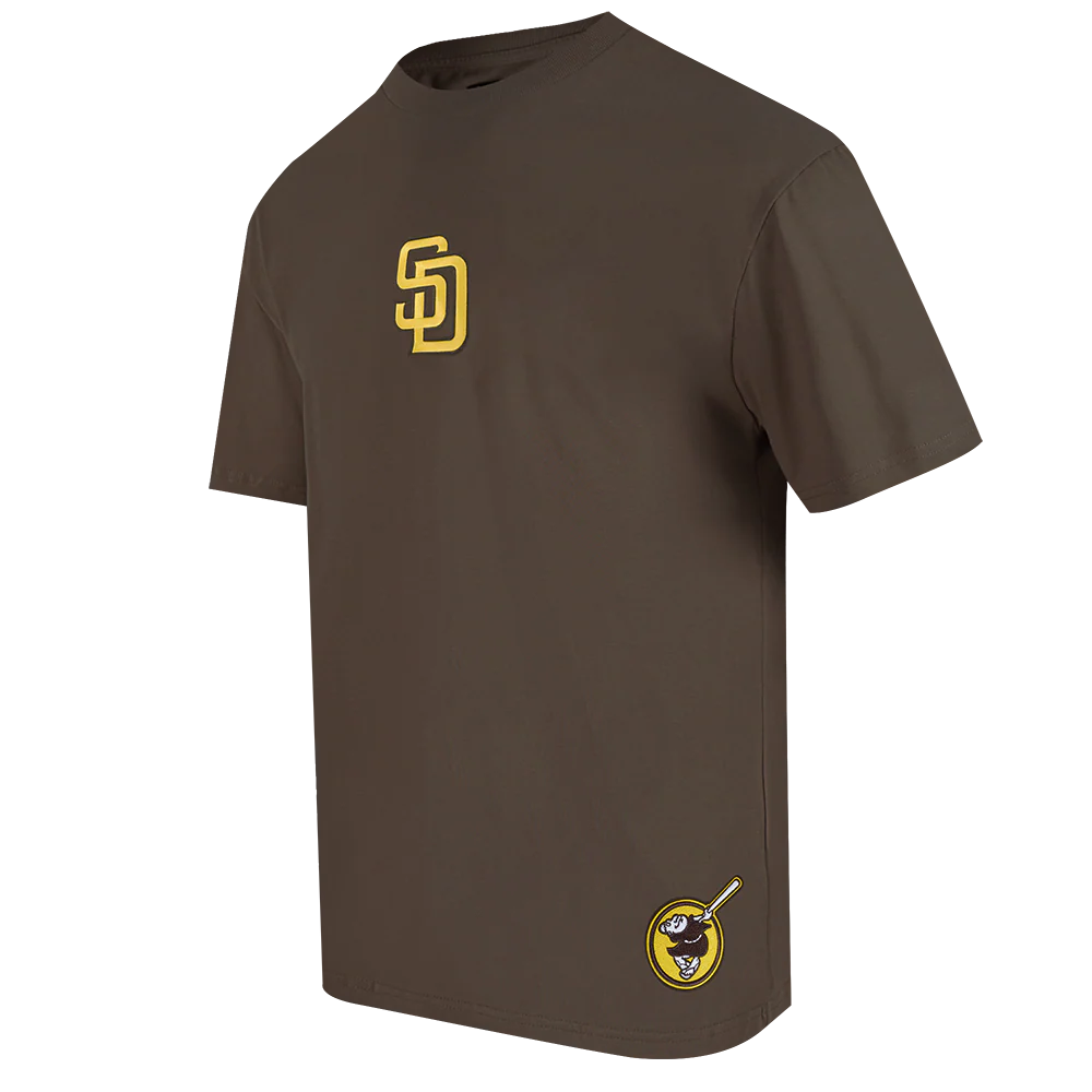 SAN DIEGO PADRES WINGSPAN MEN'S CJ DROP SHOULDER TEE v2 (BROWN) - Image 3