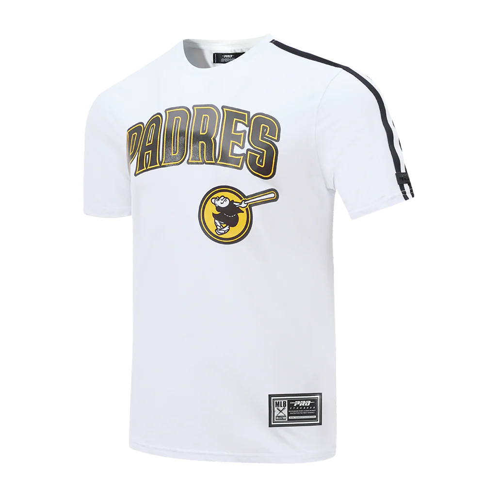 MLB SAN DIEGO PADRES LOGO PRO TEAM MEN'S TAPING TOP (WHITE/BLACK) - Image 2