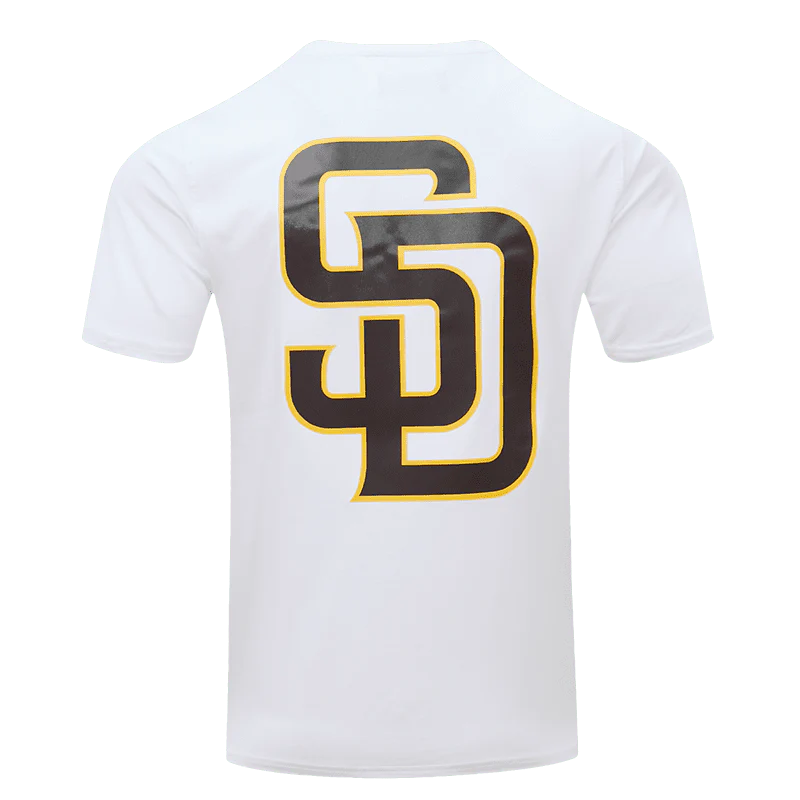 MLB SAN DIEGO PADRES LOGO PRO TEAM MEN'S TAPING TOP (WHITE/BLACK) - Image 3