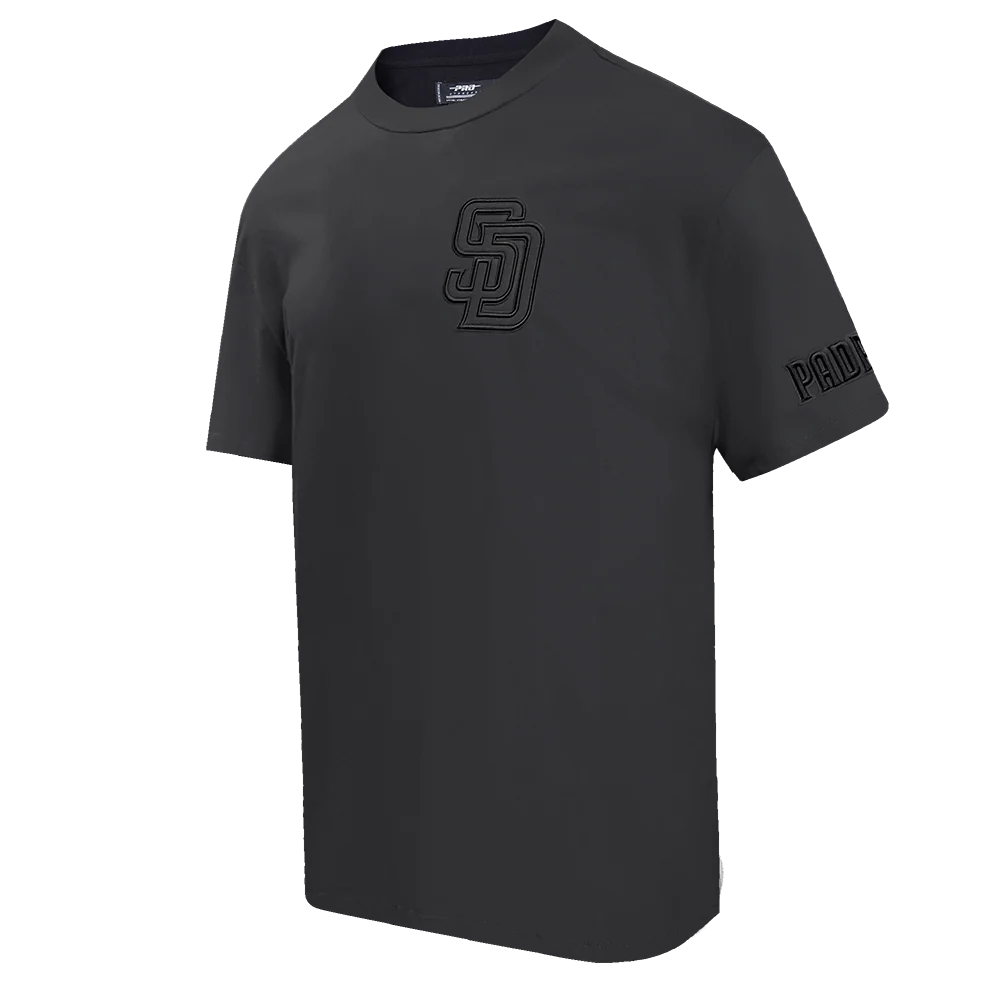 MLB SAN DIEGO PADRES NEUTRAL MEN'S DROP SHOULDER TOP (BLACK) - Image 2