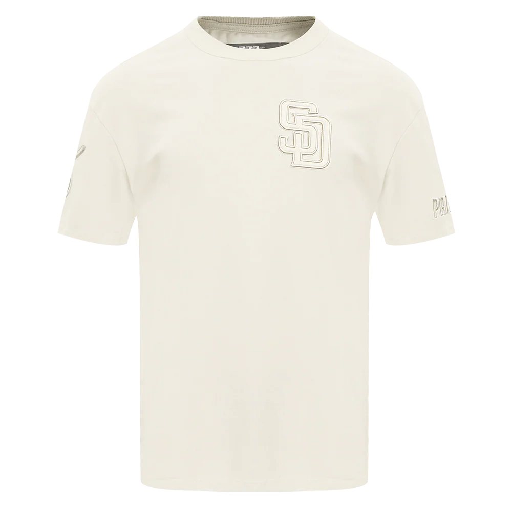 MLB SAN DIEGO PADRES NEUTRAL MEN'S DROP SHOULDER TOP (EGGSHELL)
