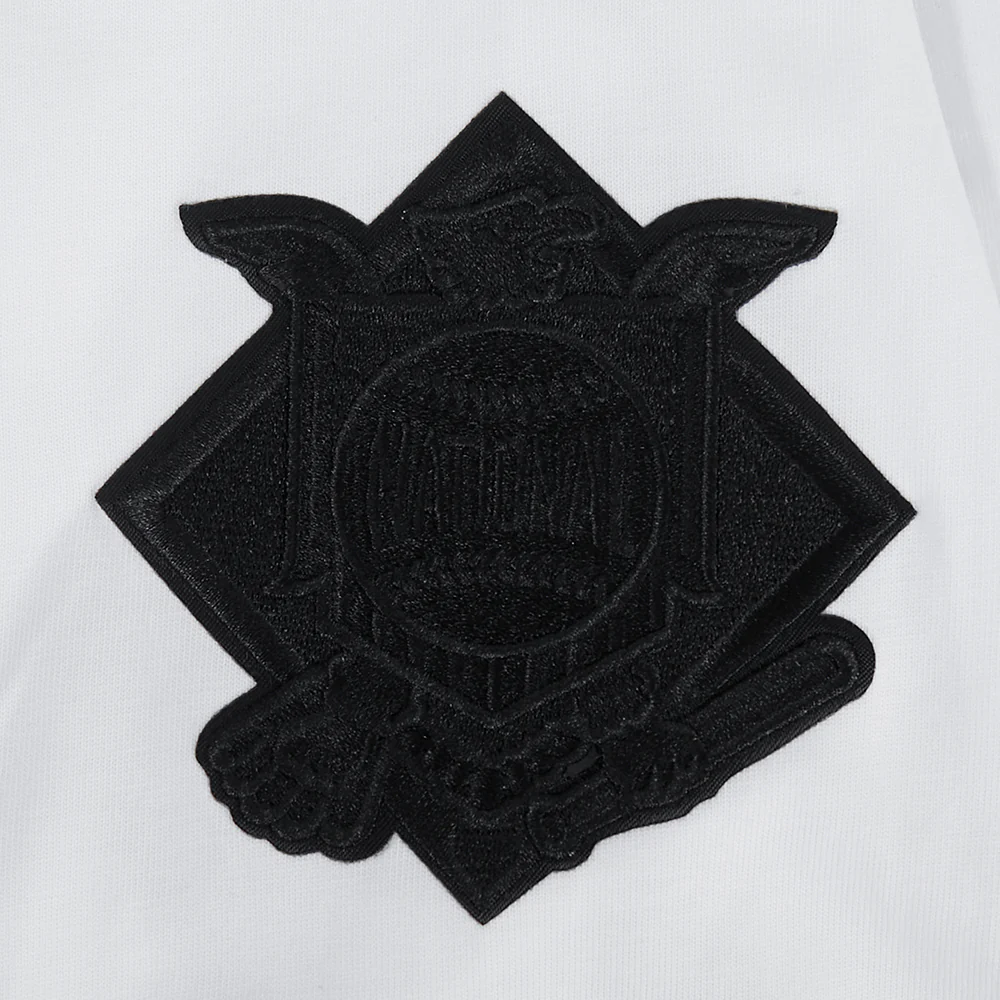MLB SAN DIEGO PADRES BLACKOUT MEN'S DROP SHOULDER LS TOP (WHITE) - Image 8
