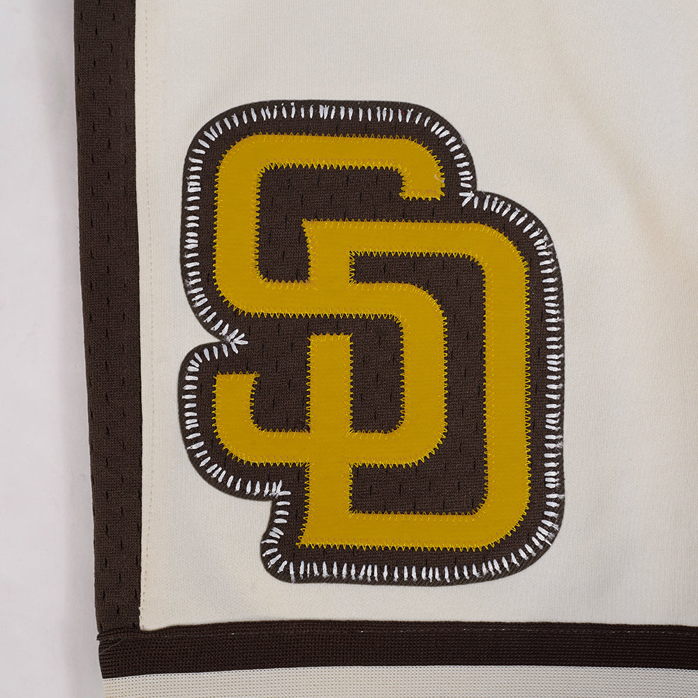 MLB SAN DIEGO PADRES DIY PICK STITCH MEN'S DOUBLE KNIT 2.0 SHORT (EGGSHELL/ BROWN) - Image 13