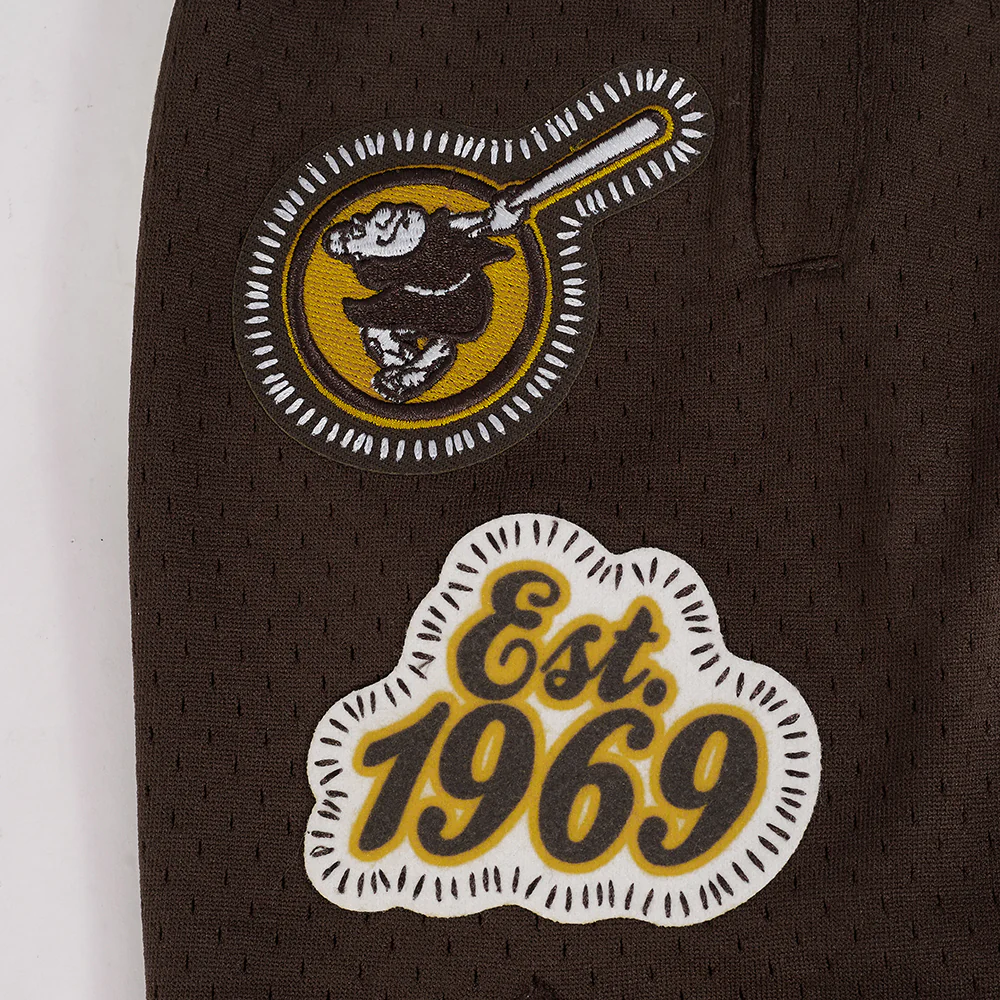 MLB SAN DIEGO PADRES DIY PICK STITCH MEN'S DOUBLE KNIT 2.0 SHORT (EGGSHELL/ BROWN) - Image 14