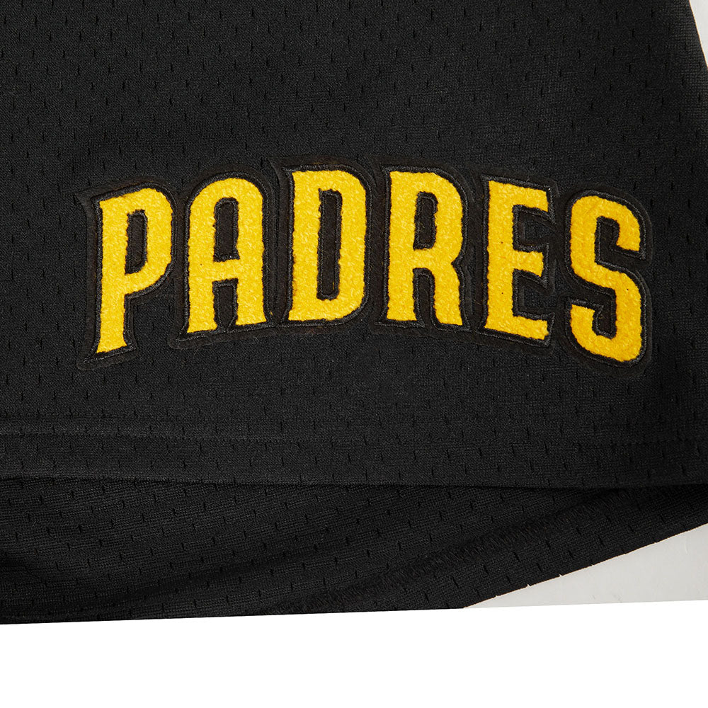 MLB SAN DIEGO PADRES SOUVENIR MEN'S MESH SHORT (BLACK) - Image 7