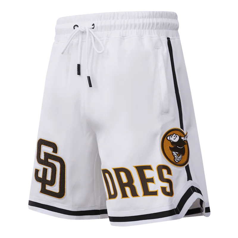 MLB SAN DIEGO PADRES CLASSIC CHENILLE MEN'S SHORT (WHITE)