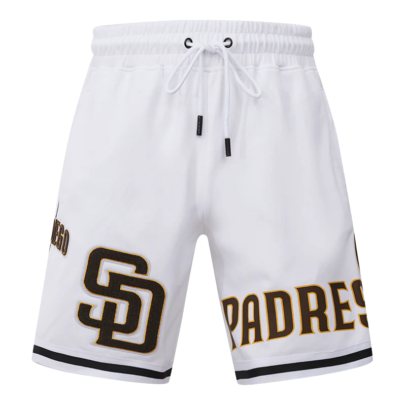 MLB SAN DIEGO PADRES CLASSIC CHENILLE MEN'S SHORT (WHITE) - Image 2