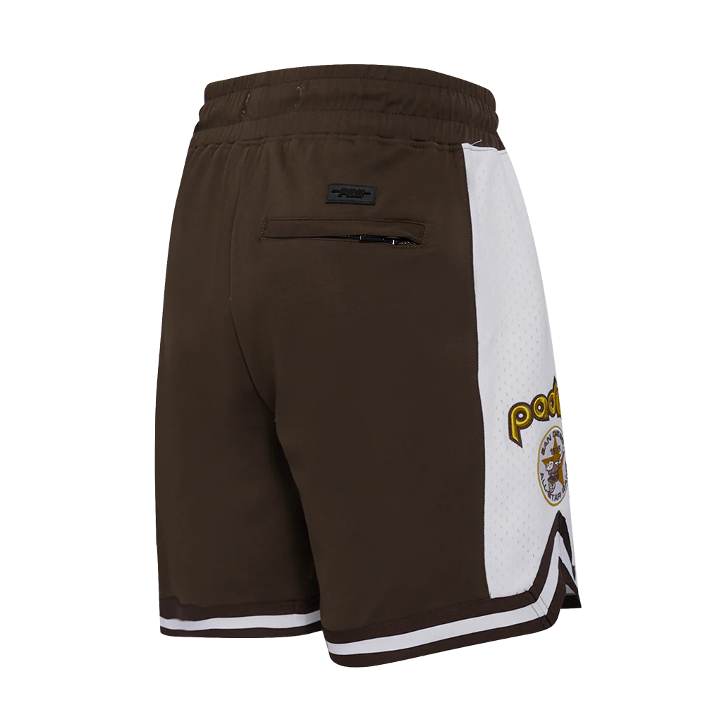 MLB SAN DIEGO PADRES RETRO CLASSIC MEN'S 2.0 SHORT (BROWN) - Image 4