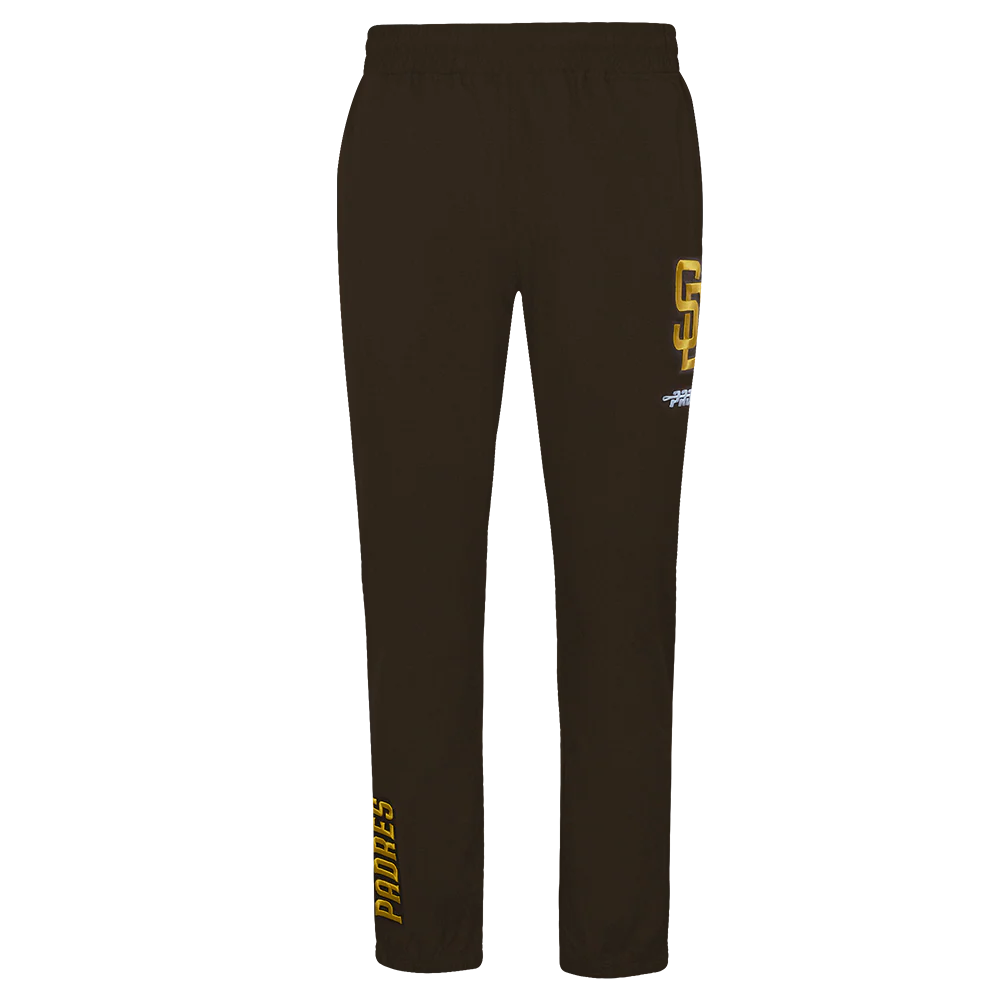 MLB SAN DIEGO PADRES CLASSIC WIND SUIT MEN'S WOVEN PANT (BROWN) - Image 2