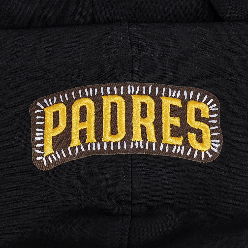 MLB SAN DIEGO PADRES DIY PICK STITCH MEN'S DOUBLE KNIT PULLOVER HOODIE (BLACK) - Image 13