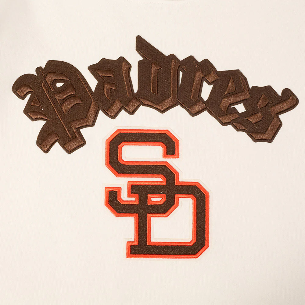 MLB SAN DIEGO PADRES BEST OF MEN'S DROP SHOULDER FLC PO HOODIE (EGGSHELL) - Image 9