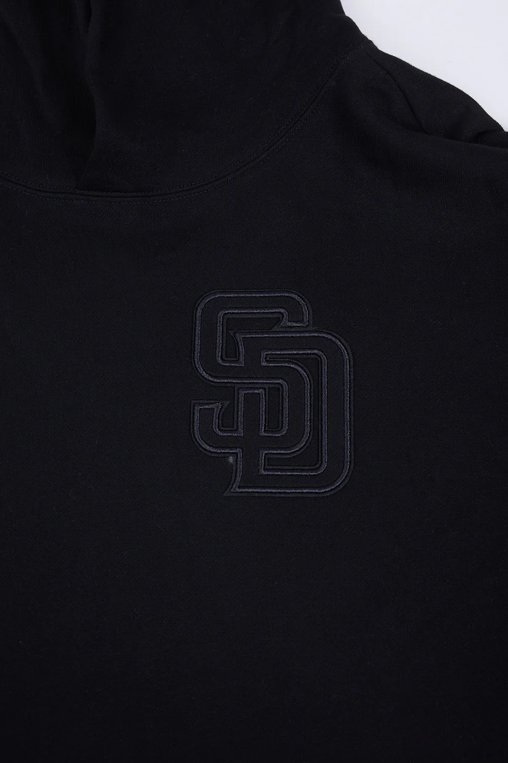 MLB SAN DIEGO PADRES NEUTRAL DROP SHOULDER FLEECE PULLOVER HOODIE (BLACK) - Image 5