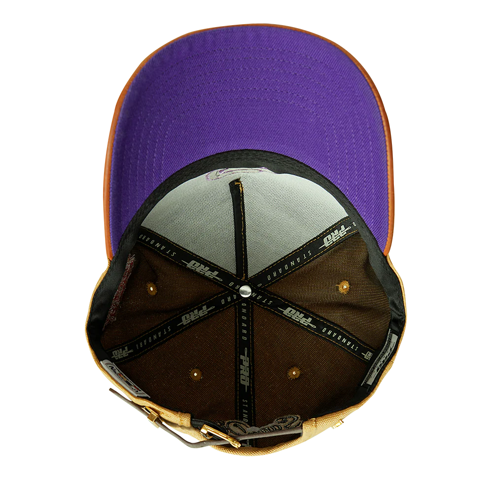 MLB SAN DIEGO PADRES RESERVE 2 TONE PINCH FRONT STRAPBACK (TAN/ WHEAT) - Image 6