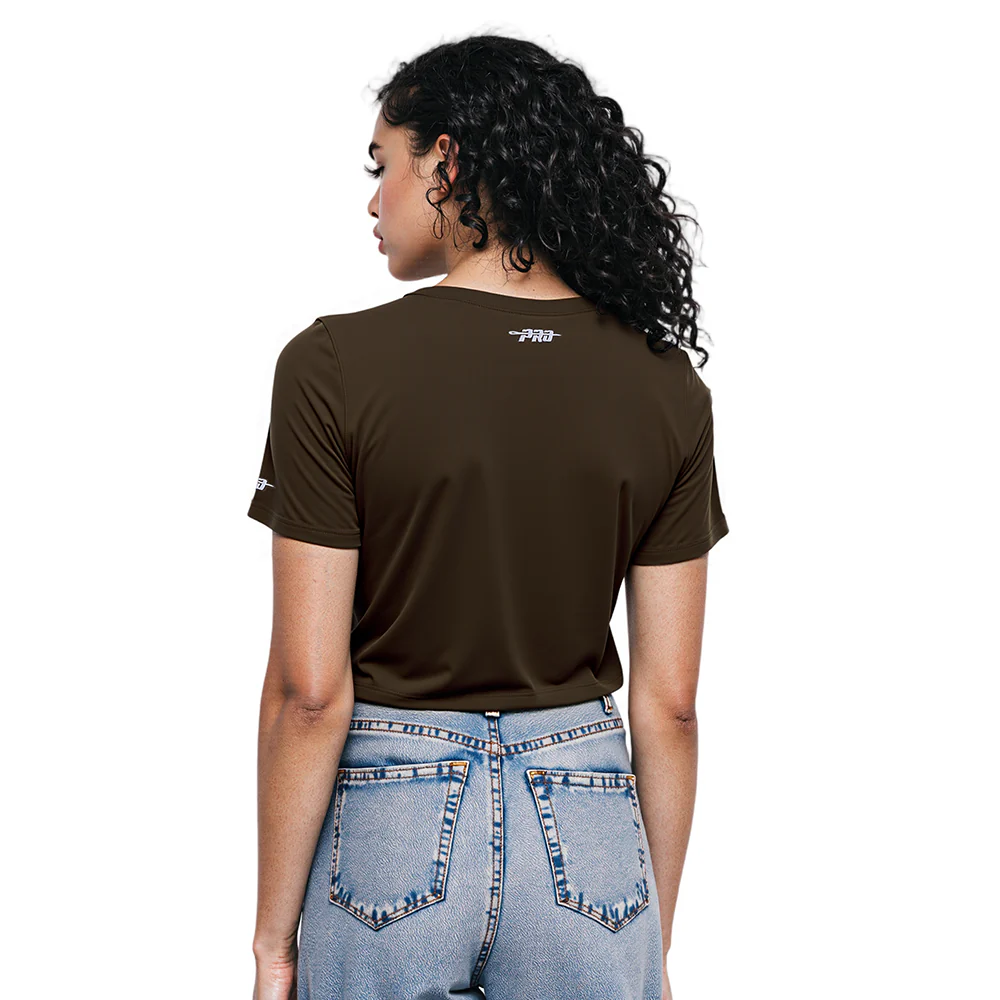 MLB SAN DIEGO PADRES RETRO ELEVATION WOMEN'S SJ BOXY TEE (BROWN) - Image 2