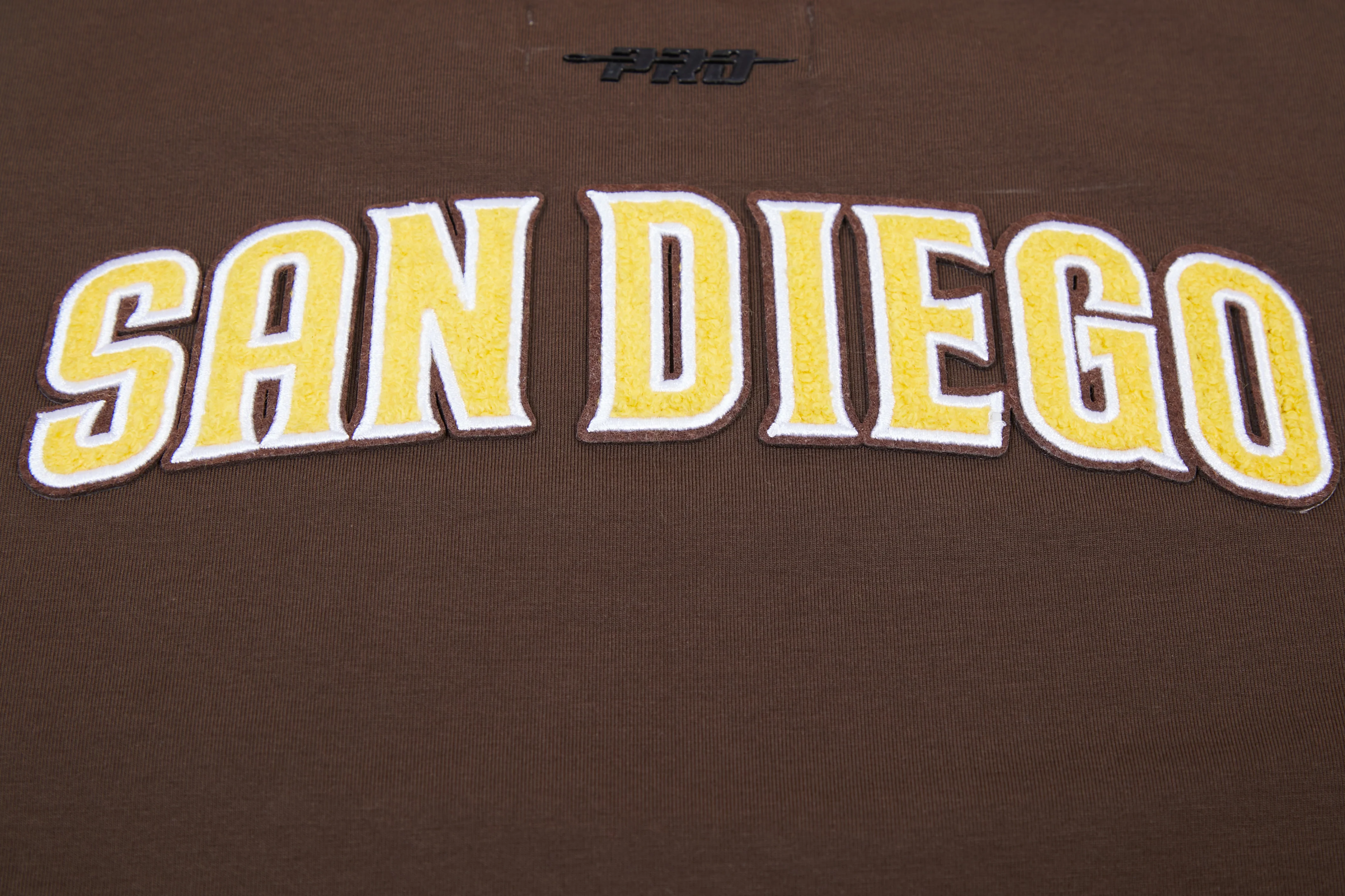 MLB SAN DIEGO PADRES CLASSIC WOMEN'S BOXY TOP (BROWN) - Image 14