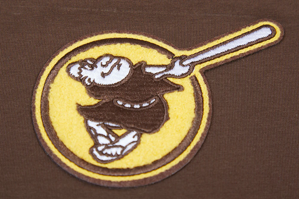 MLB SAN DIEGO PADRES CLASSIC WOMEN'S BOXY TOP (BROWN) - Image 5