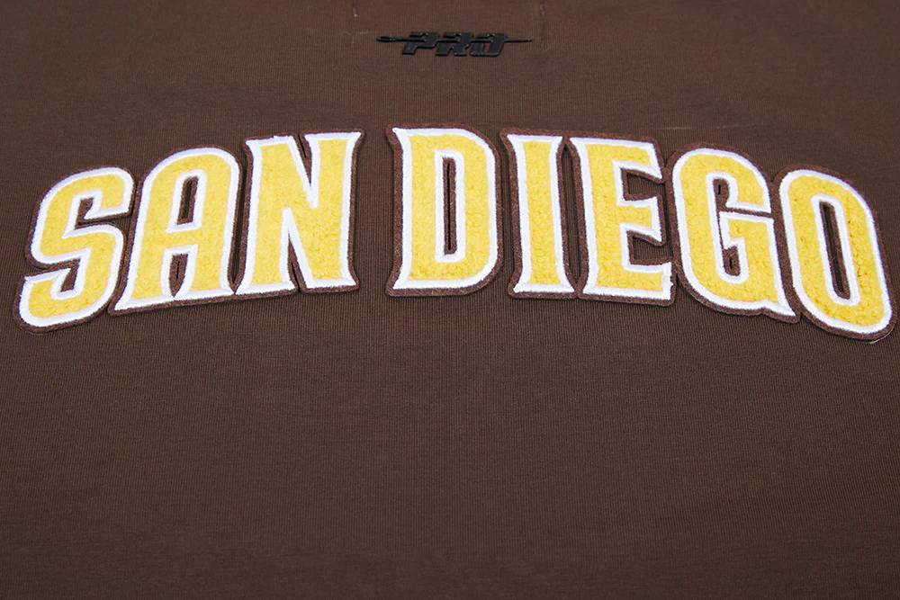 MLB SAN DIEGO PADRES CLASSIC WOMEN'S BOXY TOP (BROWN) - Image 7