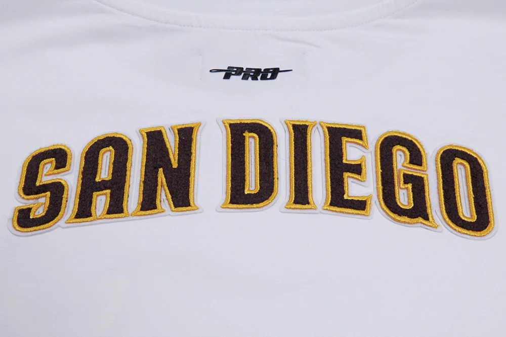 MLB SAN DIEGO PADRES CLASSIC WOMEN'S BOXY TOP (WHITE) - Image 7
