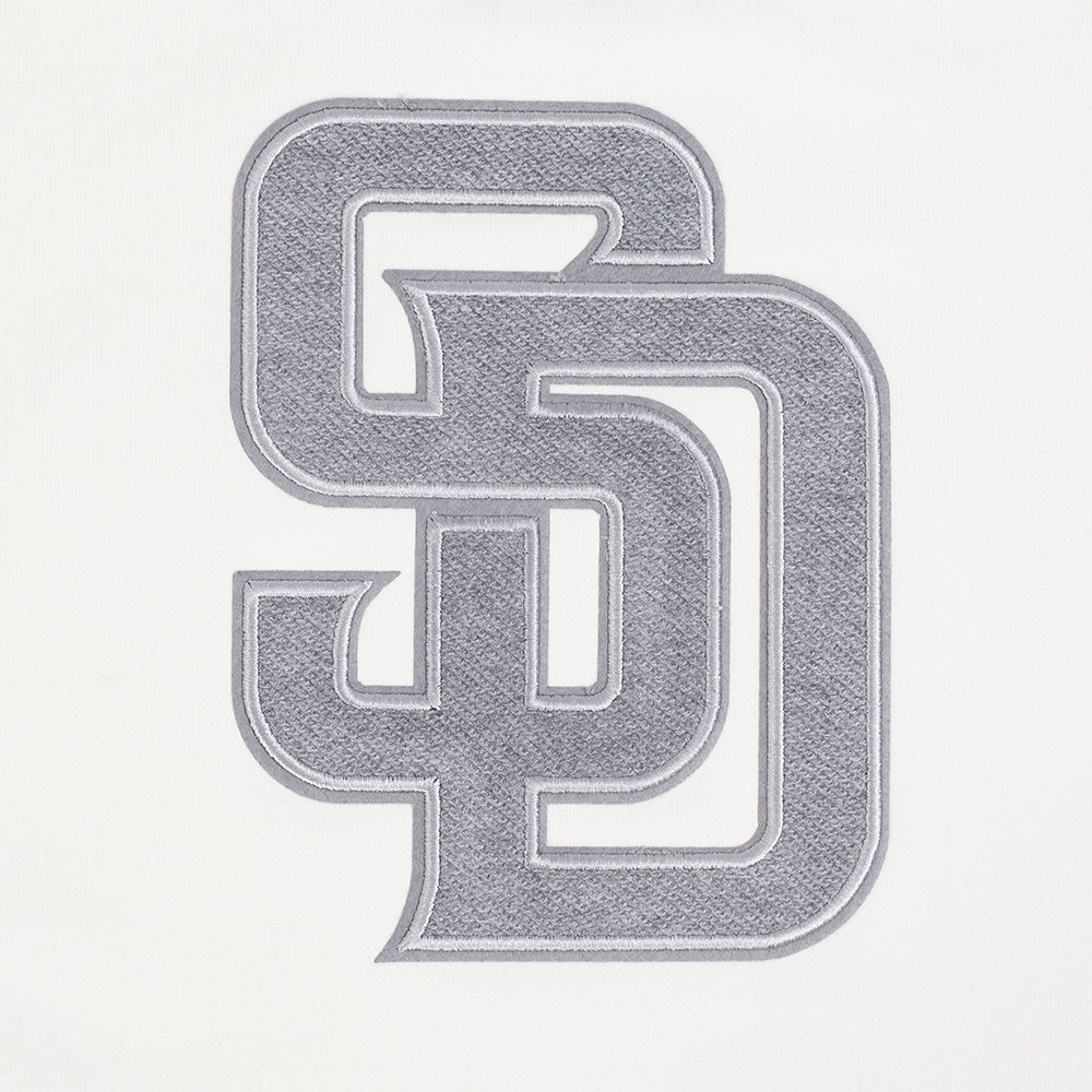 MLB SAN DIEGO PADRES REVERSE FRENCH TERRY WOMEN'S FLEECE CREWNECK (EGGSHELL) - Image 12