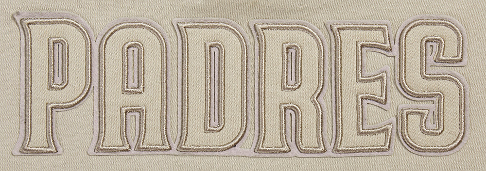 MLB SAN DIEGO PADRES NEUTRAL WOMEN'S CREWNECK (TAUPE) - Image 4