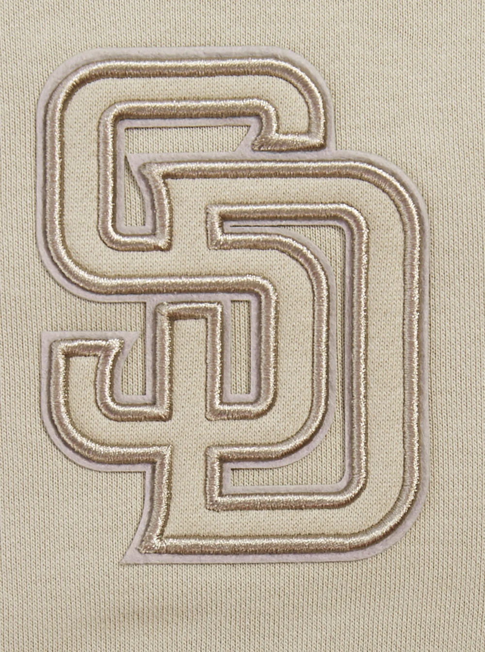 MLB SAN DIEGO PADRES NEUTRAL WOMEN'S CREWNECK (TAUPE) - Image 6