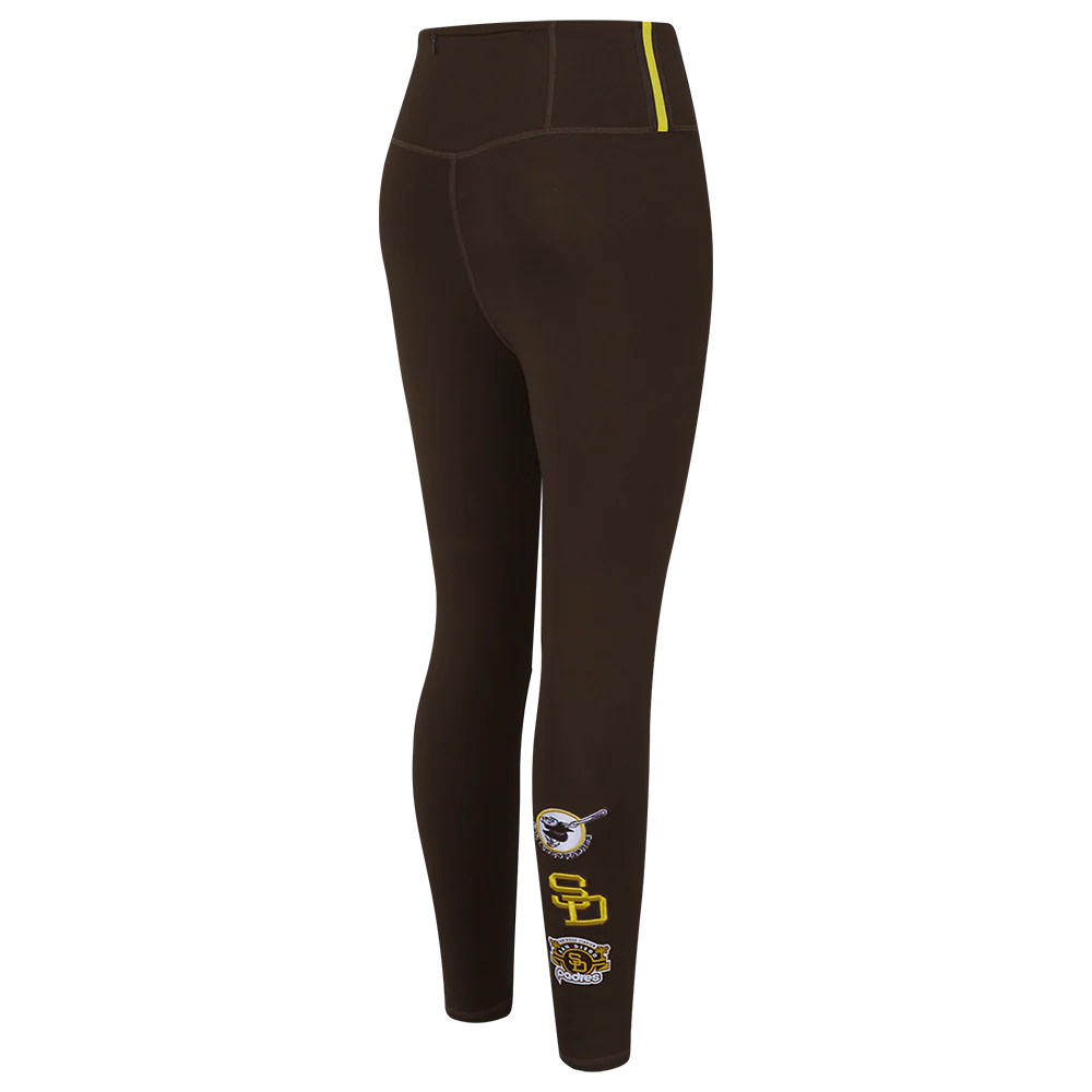 MLB SAN DIEGO PADRES RETRO CLASSIC WOMEN'S JERSEY LEGGING (BROWN) - Image 3