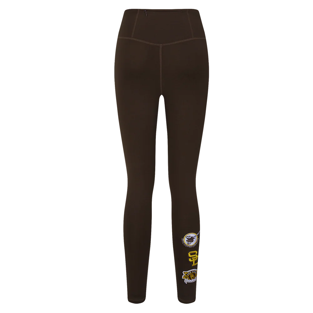 MLB SAN DIEGO PADRES RETRO CLASSIC WOMEN'S JERSEY LEGGING (BROWN) - Image 4
