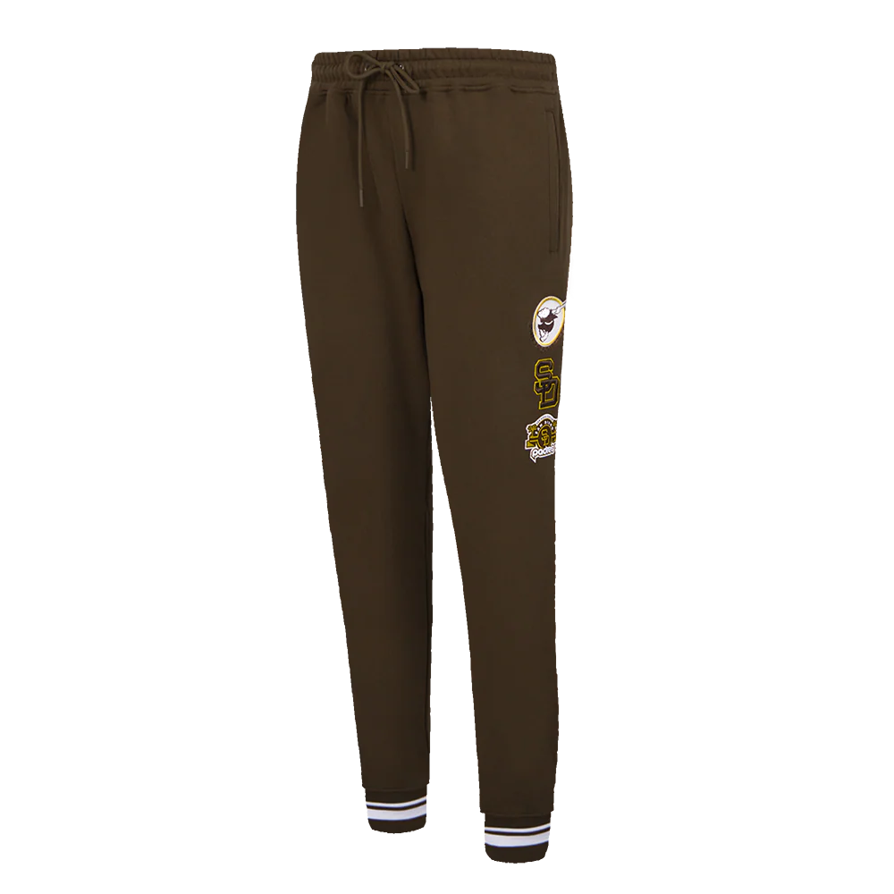 MLB SAN DIEGO PADRES RETRO CLASSIC WOMEN'S RIB SWEATPANT (BROWN)
